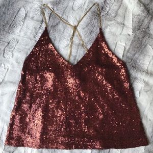 !!SOLD!! Rue21 Sequin Tank